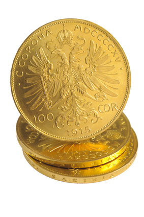 Goldmünzen Ankauf Berlin Goldmünzen gestappelt